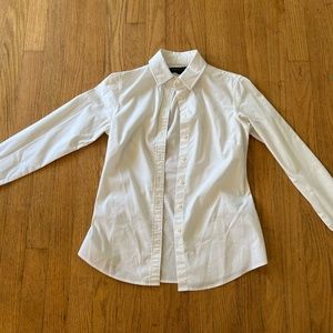 White Bannana republic button down shirt 00 petite